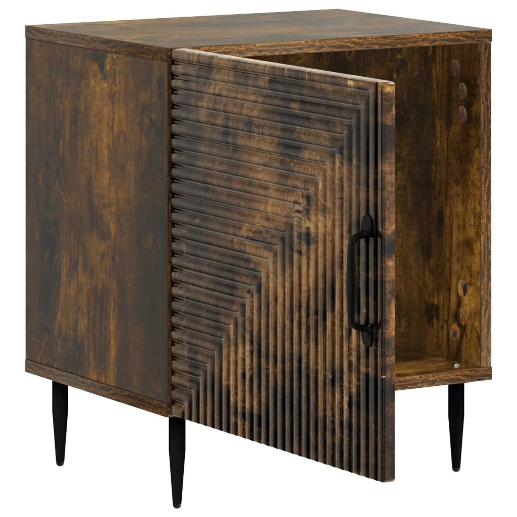 Armadio da Notte 2 pcs Rovere Fumo 43 x 34,5 x 50 cm 894806