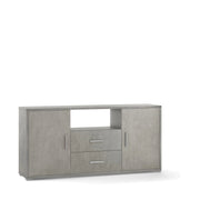 Mobile 2 Ante 2 Cassetti Kit Cemento cm 174x41x84h - Sarmog