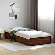 Giroletto Rovere Marrone 100x200 cm Legno Multistrato e Metallo 845110