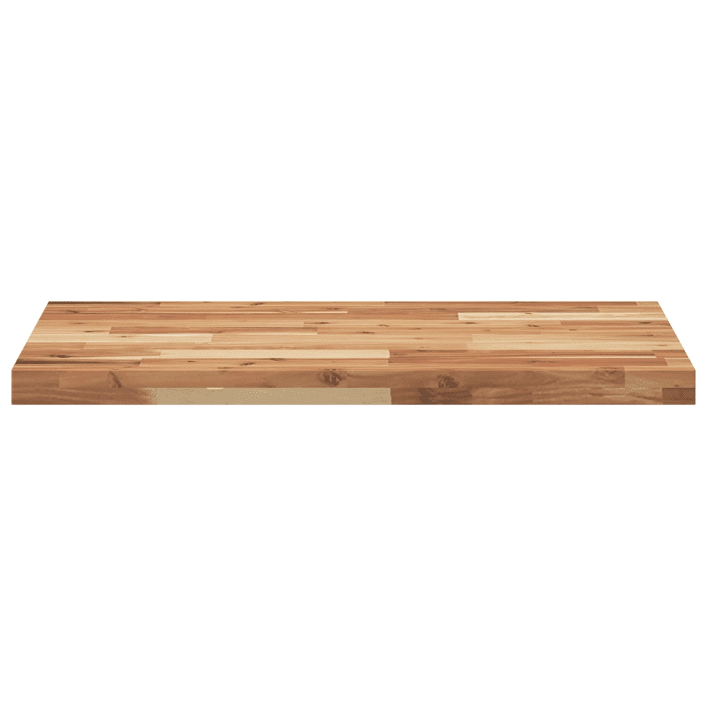 vidaXL Piano da Bagno Finitura a Olio 140x50x4 cm in Legno di Acacia