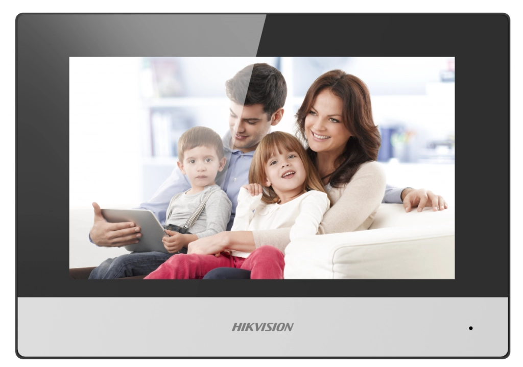 Kit videocitofono IP Hikvision DS-KIS604-P 2 Mpx con lettore mifare per sblocco serratura DS-KIS604