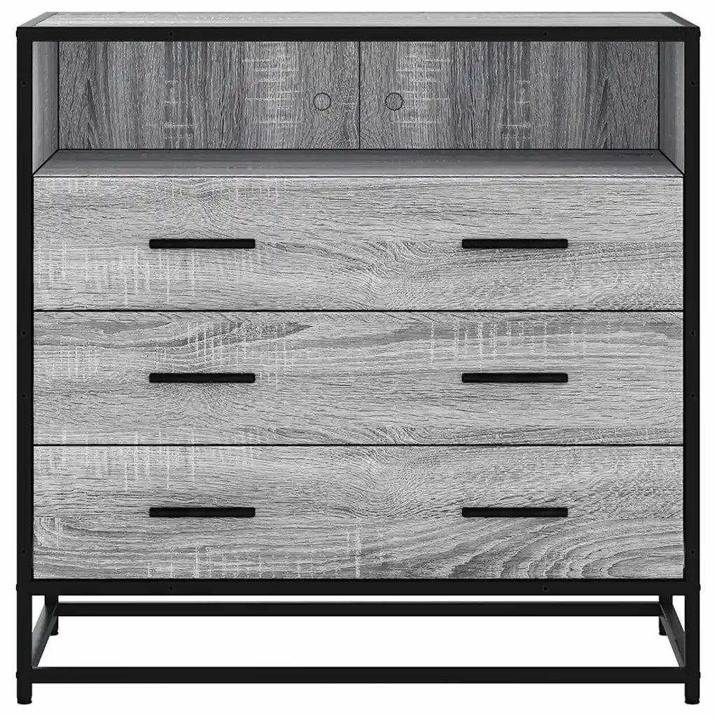 Cassettiera Grigio Sonoma 70x41x70 cm in Legno Multistrato 849087