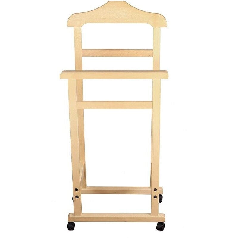 INDOSSATORE APPENDIABITI DA CAMERA PRATIC LEGNO DI FAGGIO NATURALE 44 X 25 X 98