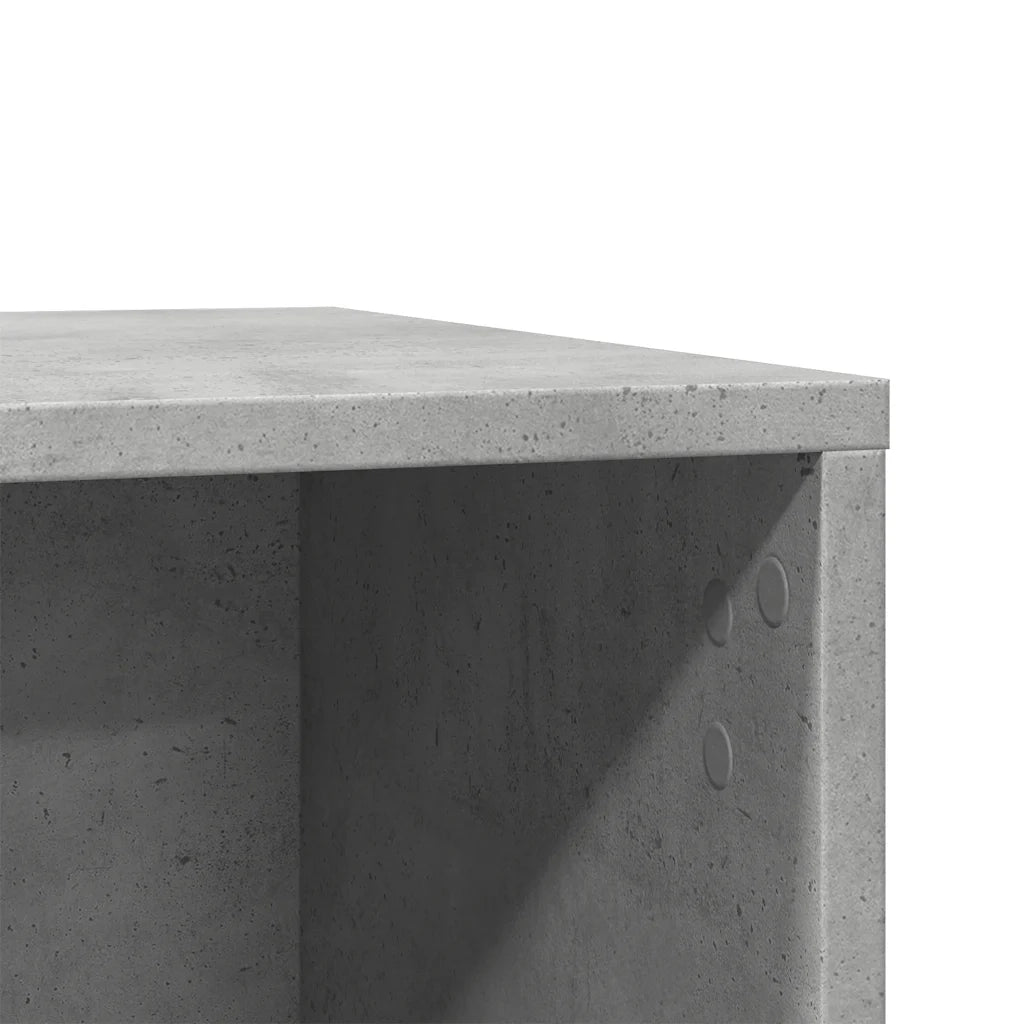 Recinto Lettiera Gatti Grigio Cemento 60x40x40 cm in Truciolato
