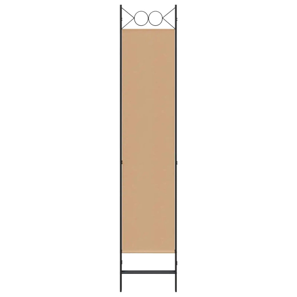 Paravento a 3 pannelli Beige 120 x 200 cm Tessuto 42039199