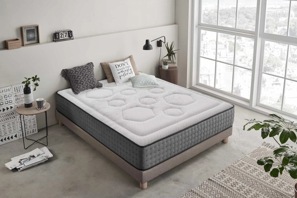 Materasso a molle insacchettate Hexacare 28cm, 90 x 200cm - Moonia