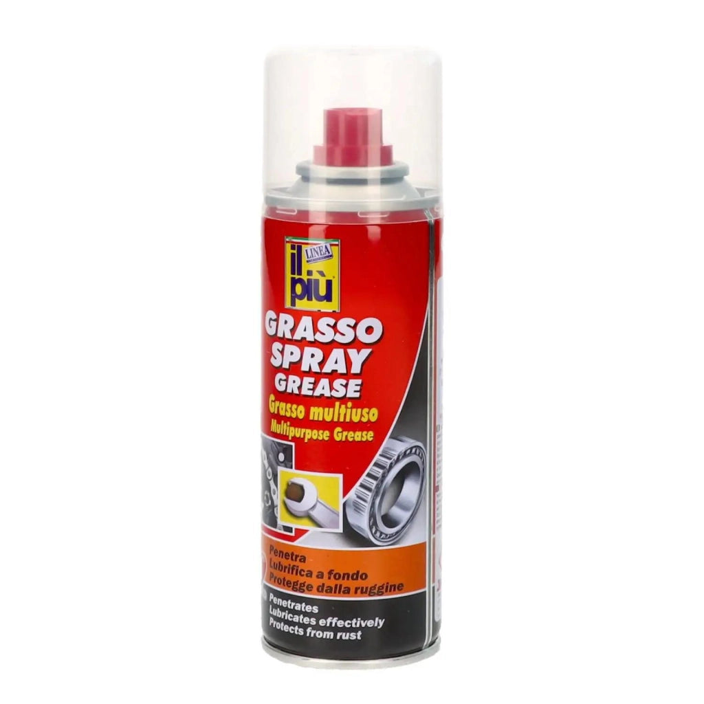 GRASSO SPRAY LUBRIFICANTE MULTIUSO CHE PENETRA PURIFICA A FONDO E PROTEGGE DALLA RUGGINE 200 ML
