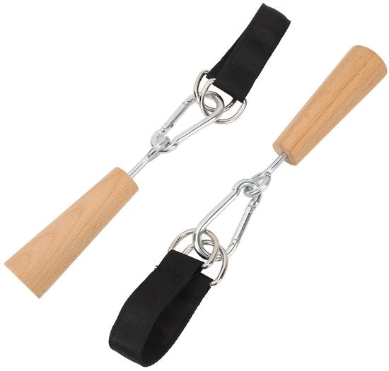Strumento di allenamento per la forza - Grappling hook in legno - Accessori fitness - Capacità di resistenza - Garanzia di assistenza