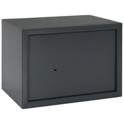 Cassaforte con Lucchetto Grigio Scuro 25x35x25 cm Acciaio