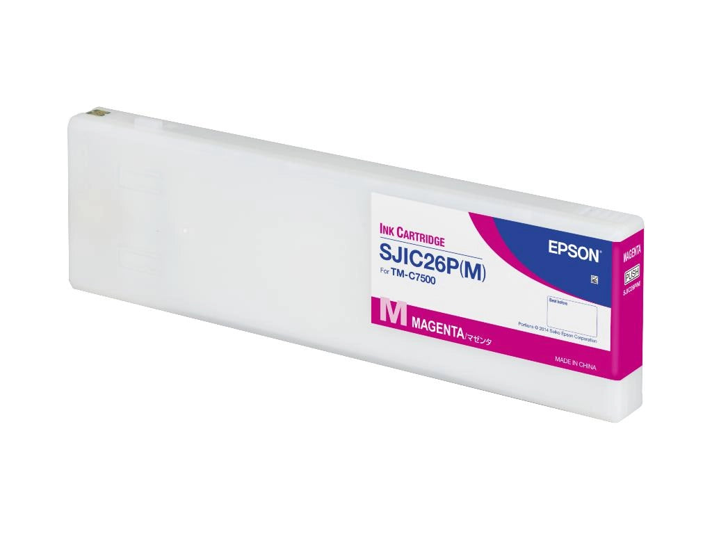 Epson sjic26p(m): ink cartridge for colorworks c7500 (magenta) - C33S020620
