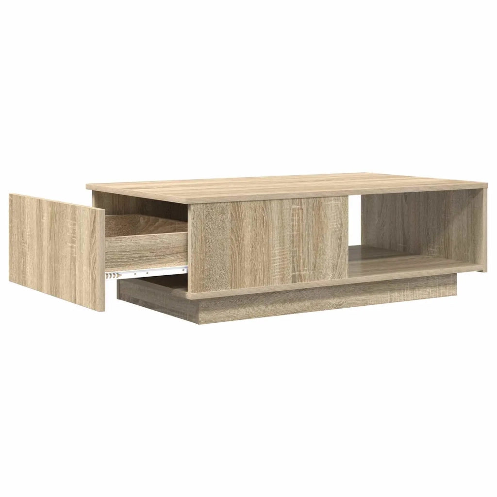 Tavolino da salotto | Tavolino da caff¨¨ | Tavolino da Soggiorno con cassetto Rovere Sonoma 95 x 55 x 31 cm