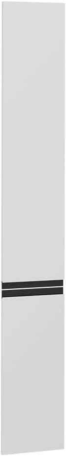 Frontale cucina R-Line, Bianco, 29.6 x 196.2 cm frontale del mobile per mobile alto estraibile, adatto per armadi da cucina R-Line per un montaggio semplice
