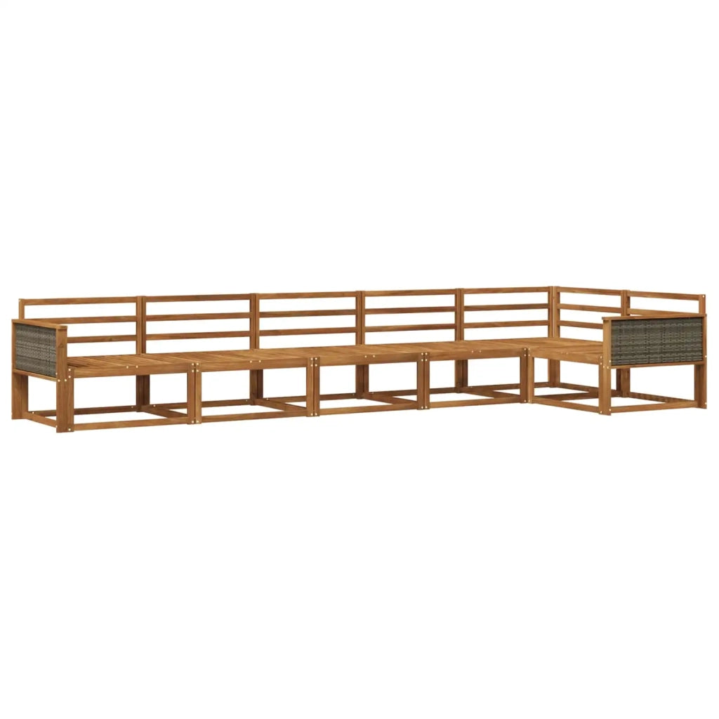 Set di divani da esterno 6 pcs Naturale 3382597