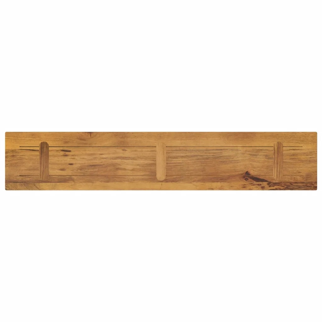 vidaXL Piano per Tavolo 140x30x3,8cm Rettangolare Legno Massello Mango