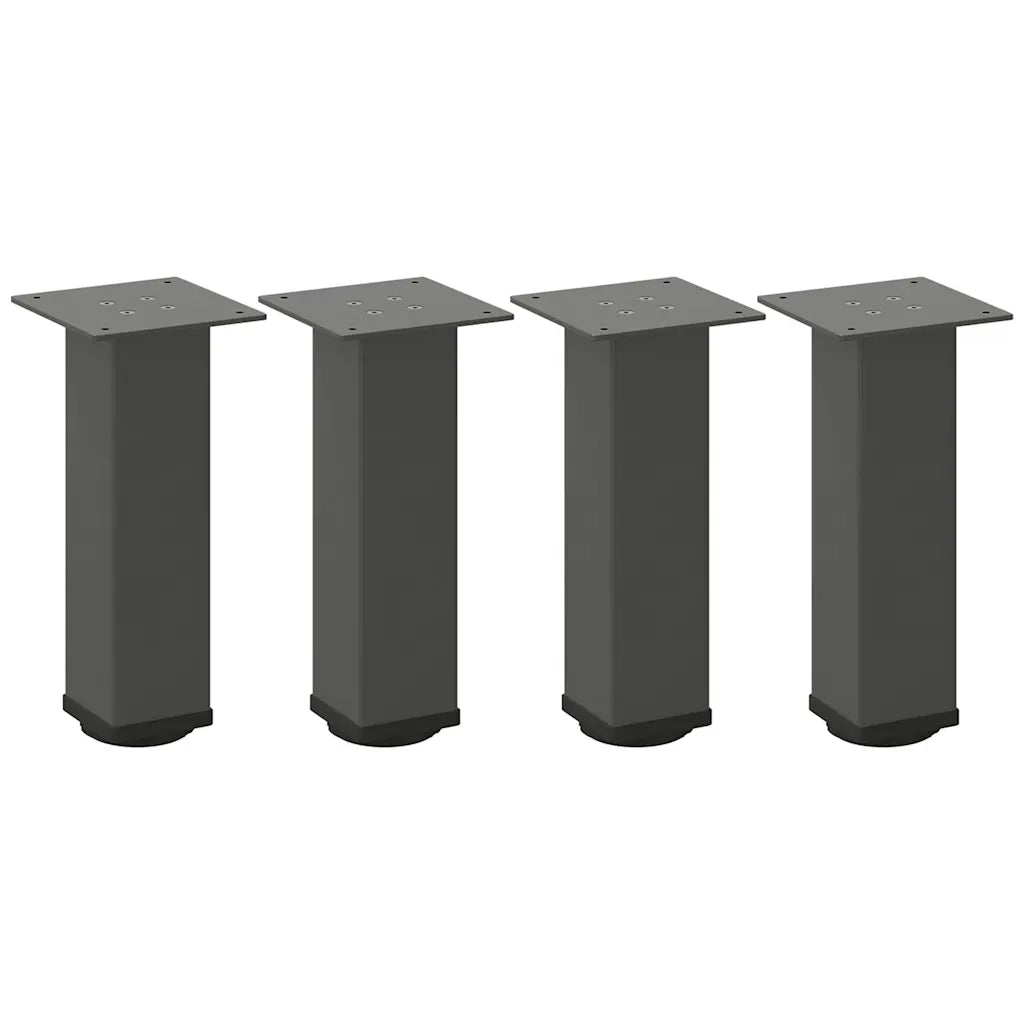 Gambe per tavolino 4 pz Antracite 42-44 cm Acciaio 4012466