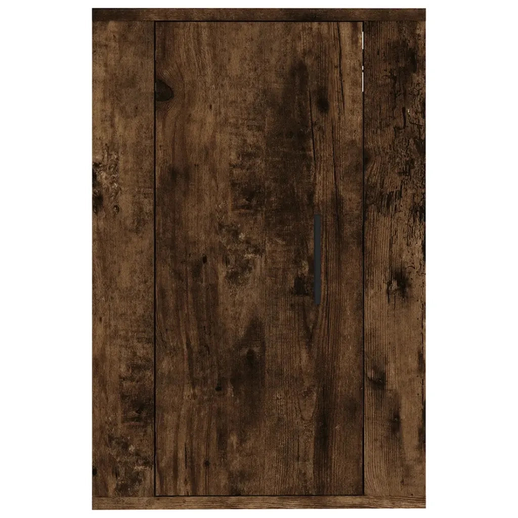 Mobile Porta TV a Parete Rovere Fumo 40x34,5x60 cm 816666