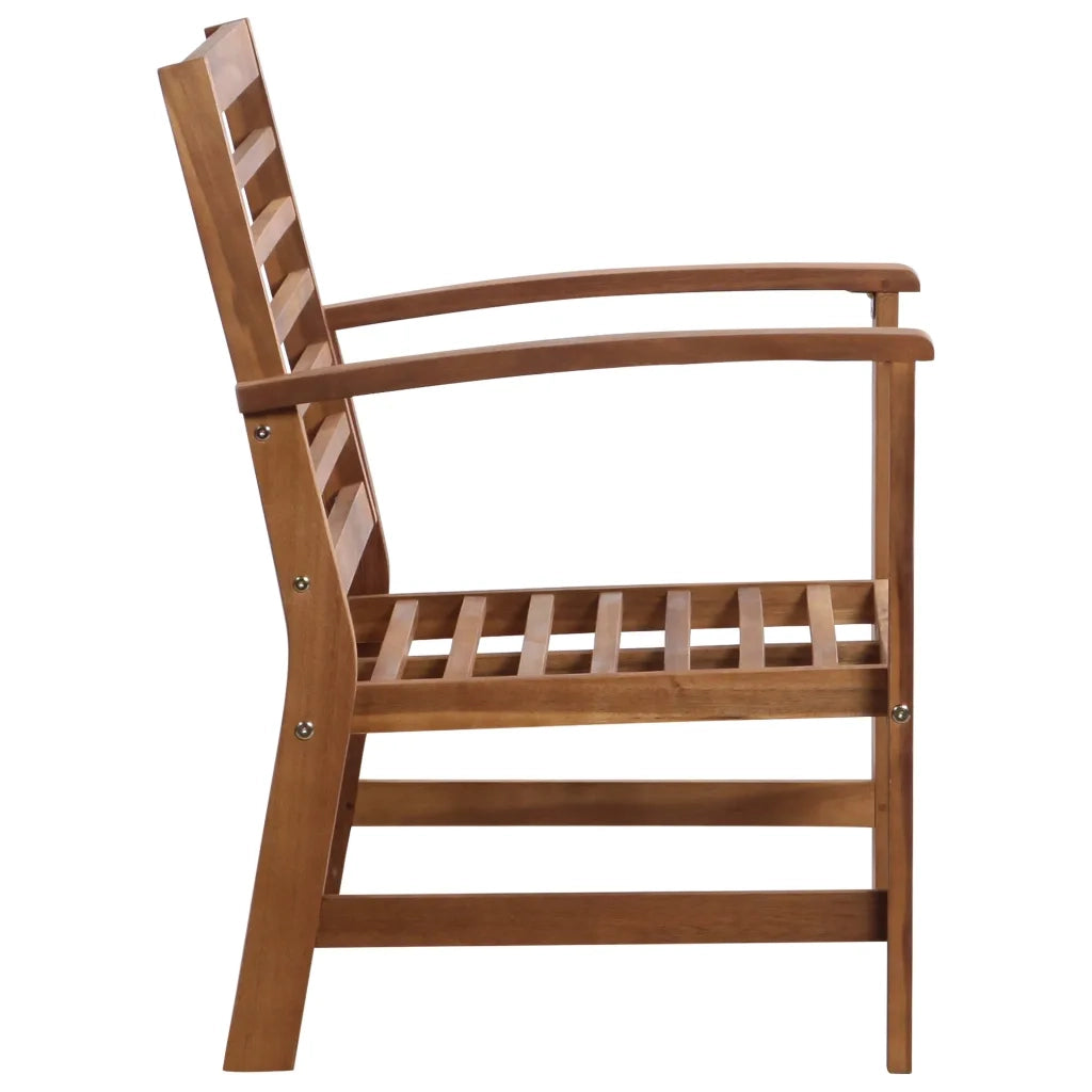 Set Divani da Giardino 4 pz in Legno Massello di Acacia cod mxl 40283