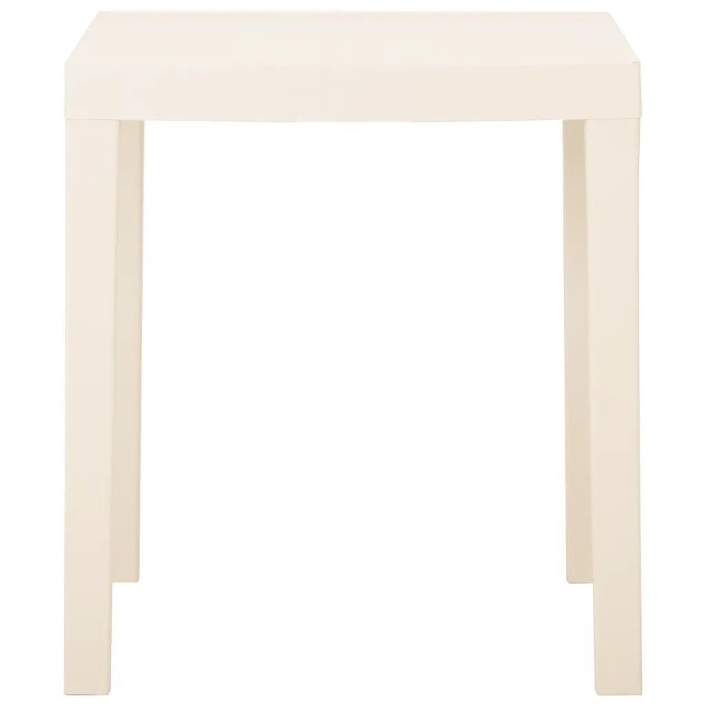Tavolo da Giardino Bianco 79x65x72 cm in Plastica 315842