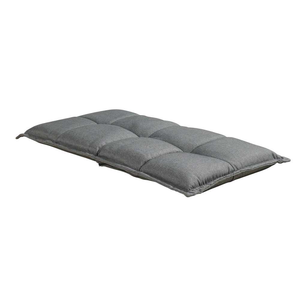 Set di 2 Sedie da Pavimento Deinze con Schienale Regolabile - Grigio Scuro [en.casa]