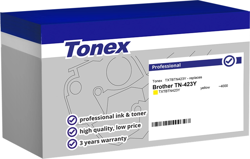 ORIGINAL Tonex toner giallo TXTBTN423Y ~4000 Seiten
