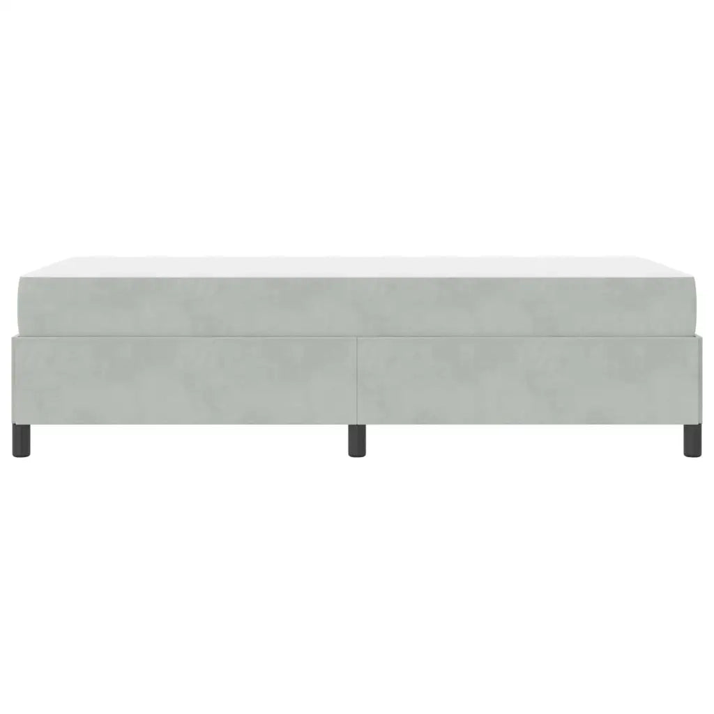 Struttura del letto Grigio chiaro 80 x 200 cm Tessuto 3399024