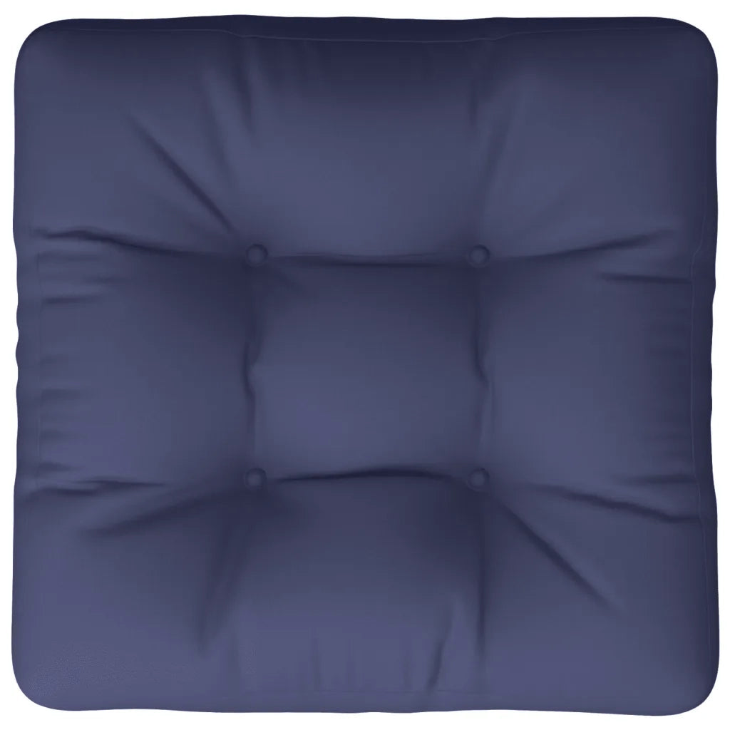 Cuscino per pallet | Cuscini per sedie Blu Marino 60x60x12 cm in Tessuto