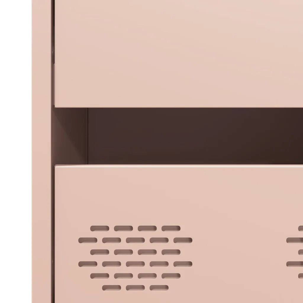 Credenza | Madia | Buffet da pranzo | Armadio da pranzo Rosa 68x39x101,5 cm in Acciaio