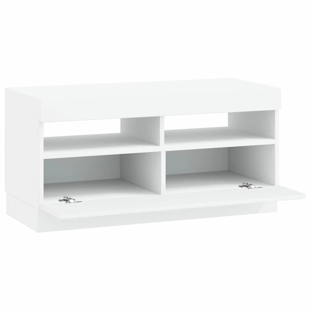 Mobile TV LED Bianco Legno ingegnerizzato 897435