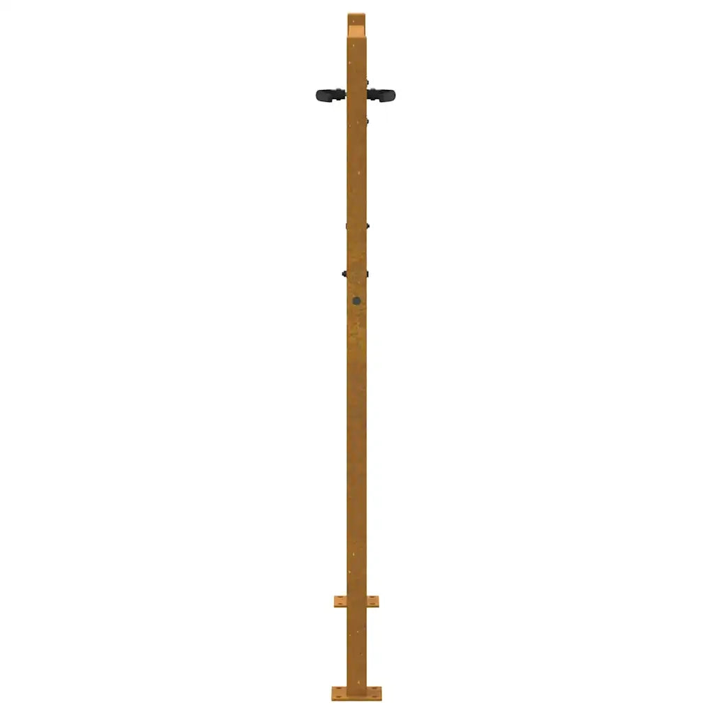 Cancello da giardino 100x150 cm in acciaio Corten con design ad albero 153217