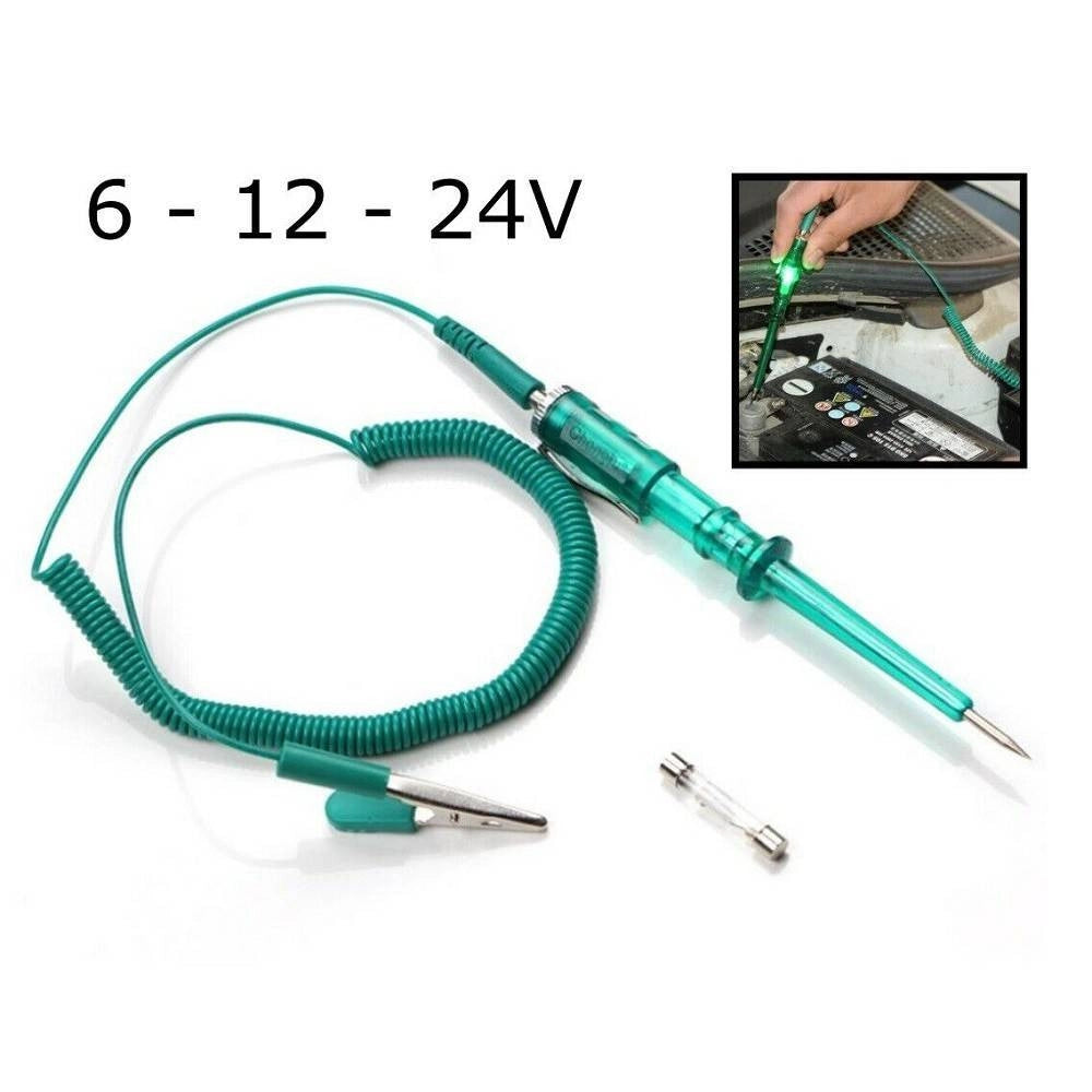 Trade Shop - Tester Di Circuito Per Impianto Elettrico Auto Camion Dc 6 12 24v Art.85486 -