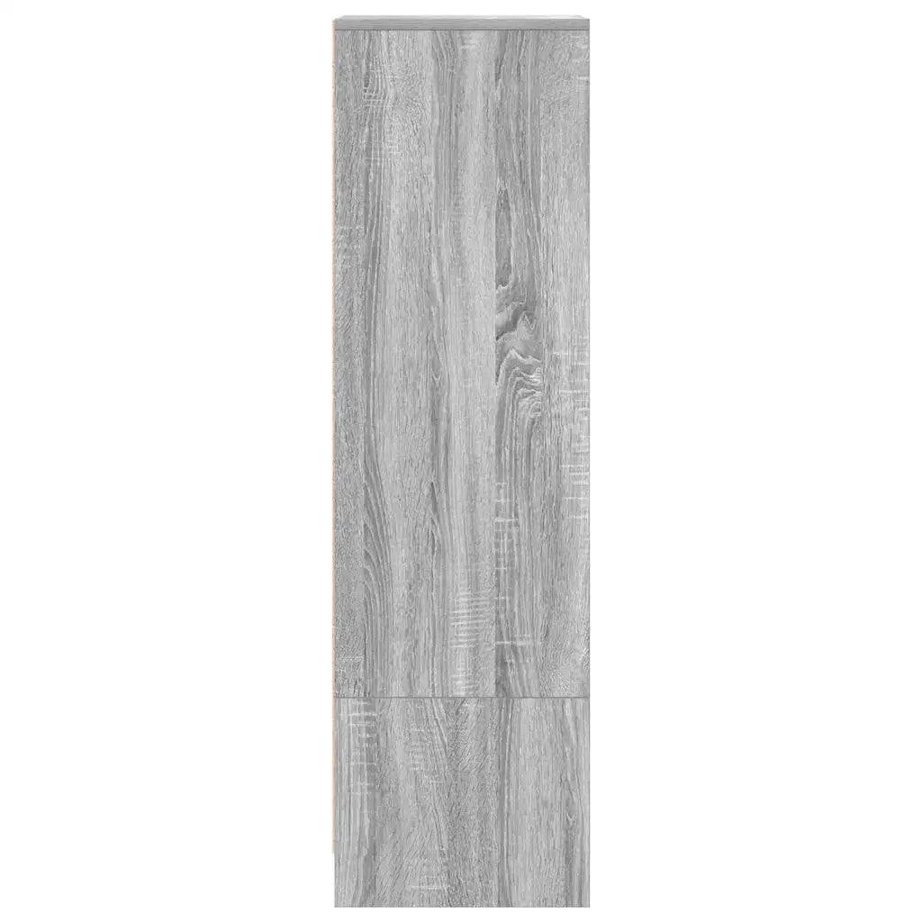 Credenza Grigio Sonoma 29,5x34x119,5 cm in Legno Multistrato 861657