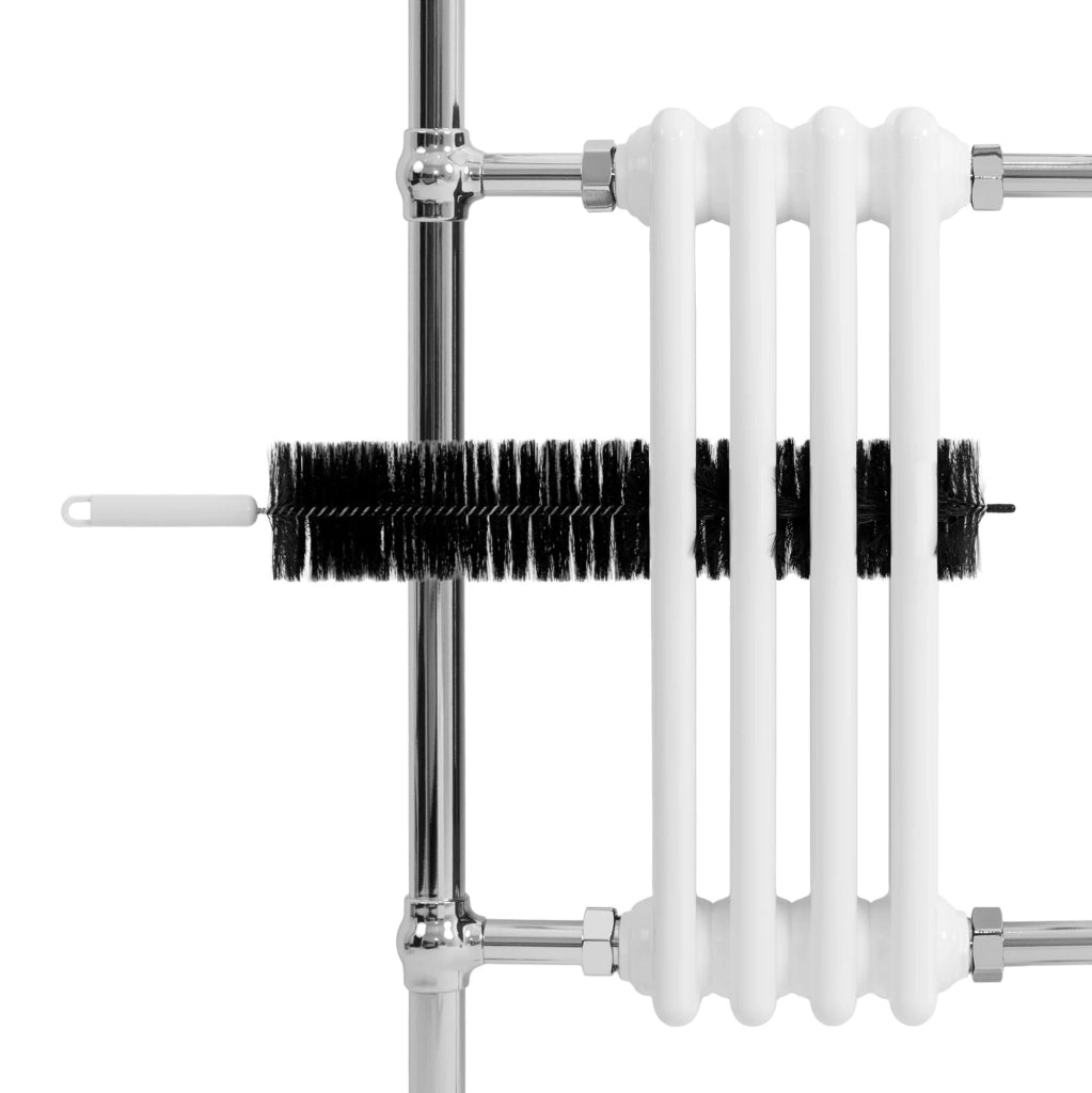 Radiatore Bagno Tradizionale 950x480mm Bianco Cromato Scaldasalviette