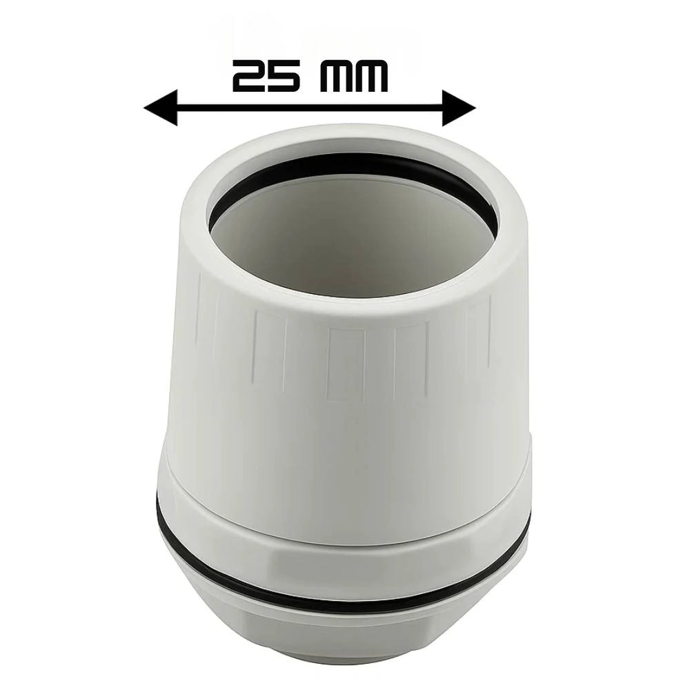 Faeg raccordo per tubo rigido ip65 passo metrico 1,5 *** diametro 25 millimetri, confezione 1