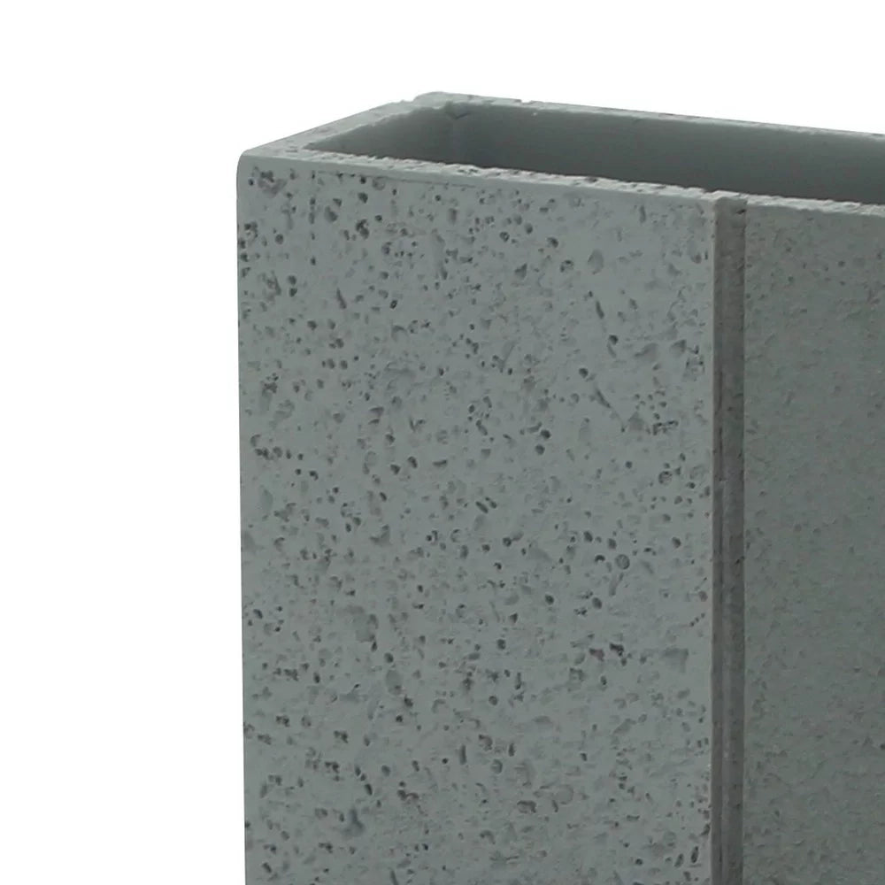 Bicchiere in poliresina grigio - serie Pietra