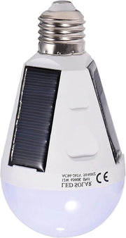 Lanterna LED solare portatile impermeabile per uso interno ed esterno, campeggio, emergenza (12 W) con pannello solare.