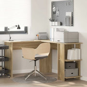 Scrivania ad angolo Rovere Sonoma 140 x 113,5 x 75 cm 869556