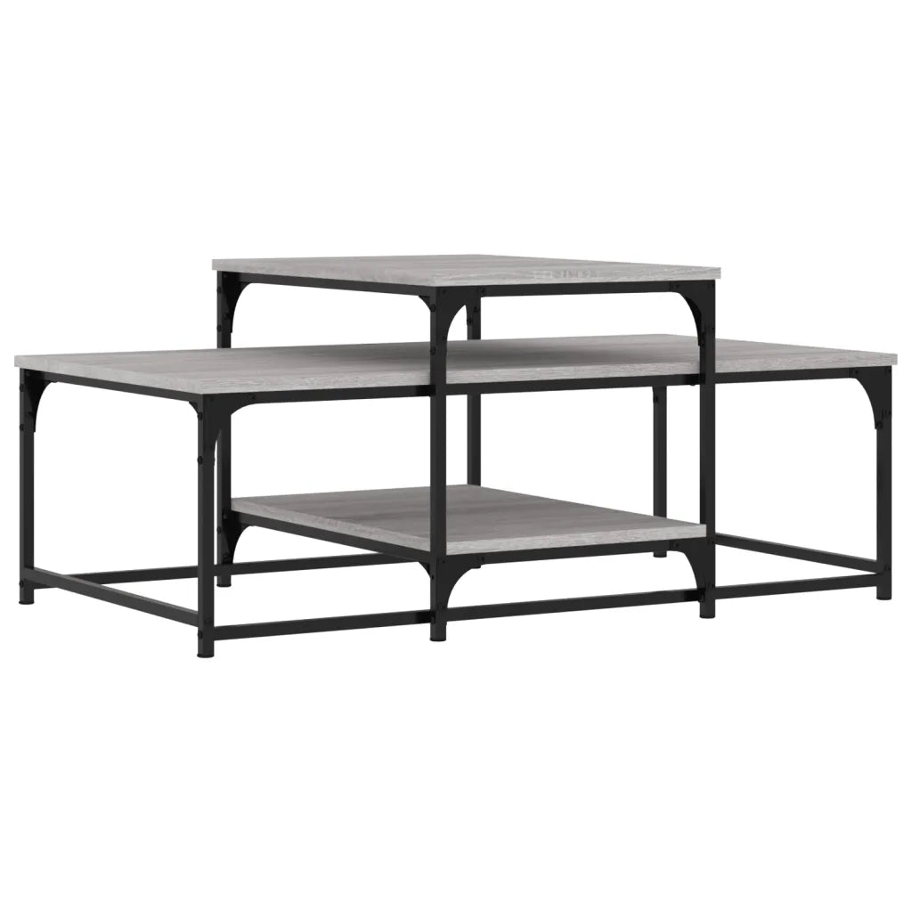 Tavolino da salotto | Tavolino da caff¨¨ | Tavolino da Soggiorno Grigio Sonoma 102x60x45cm Legno Multistrato