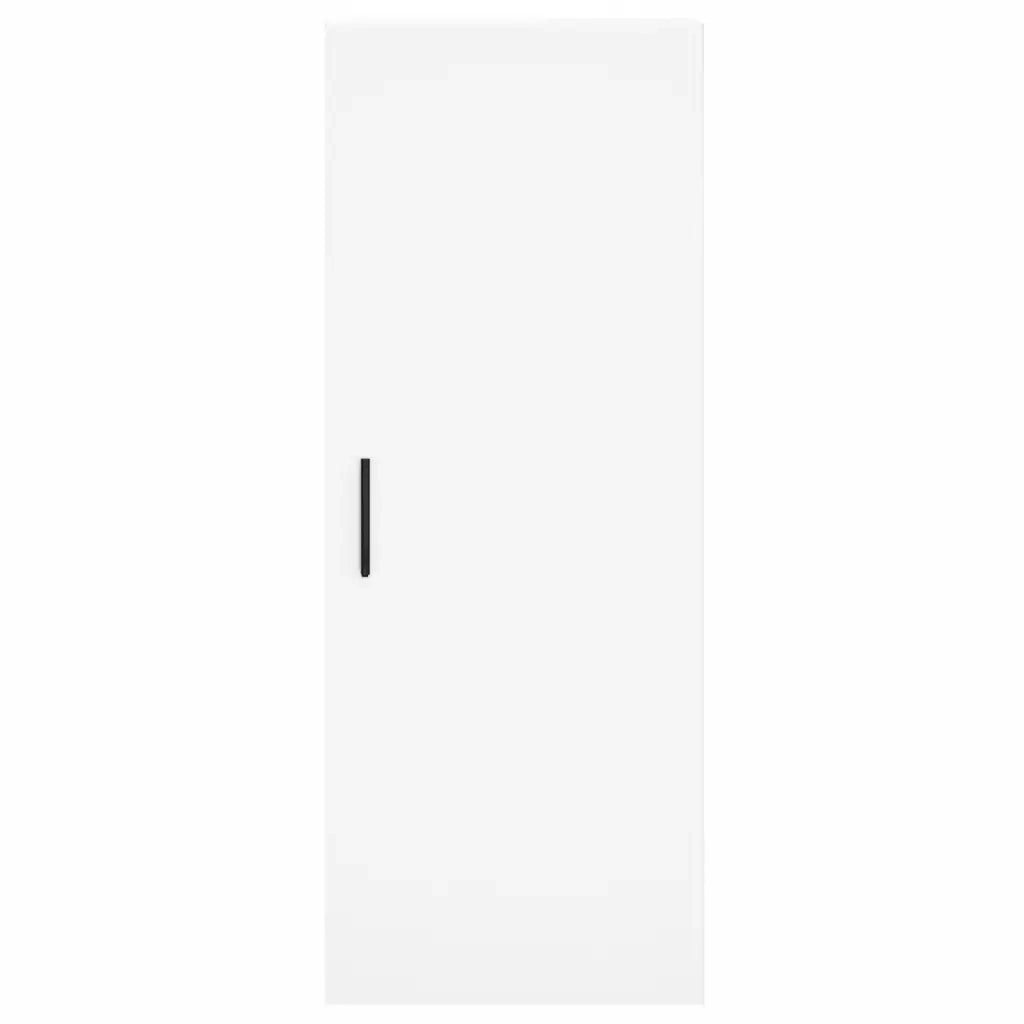 Credenza | Madia | Buffet da pranzo | Armadio da pranzo Bianca 34,5x34x180 cm in Legno Multistrato