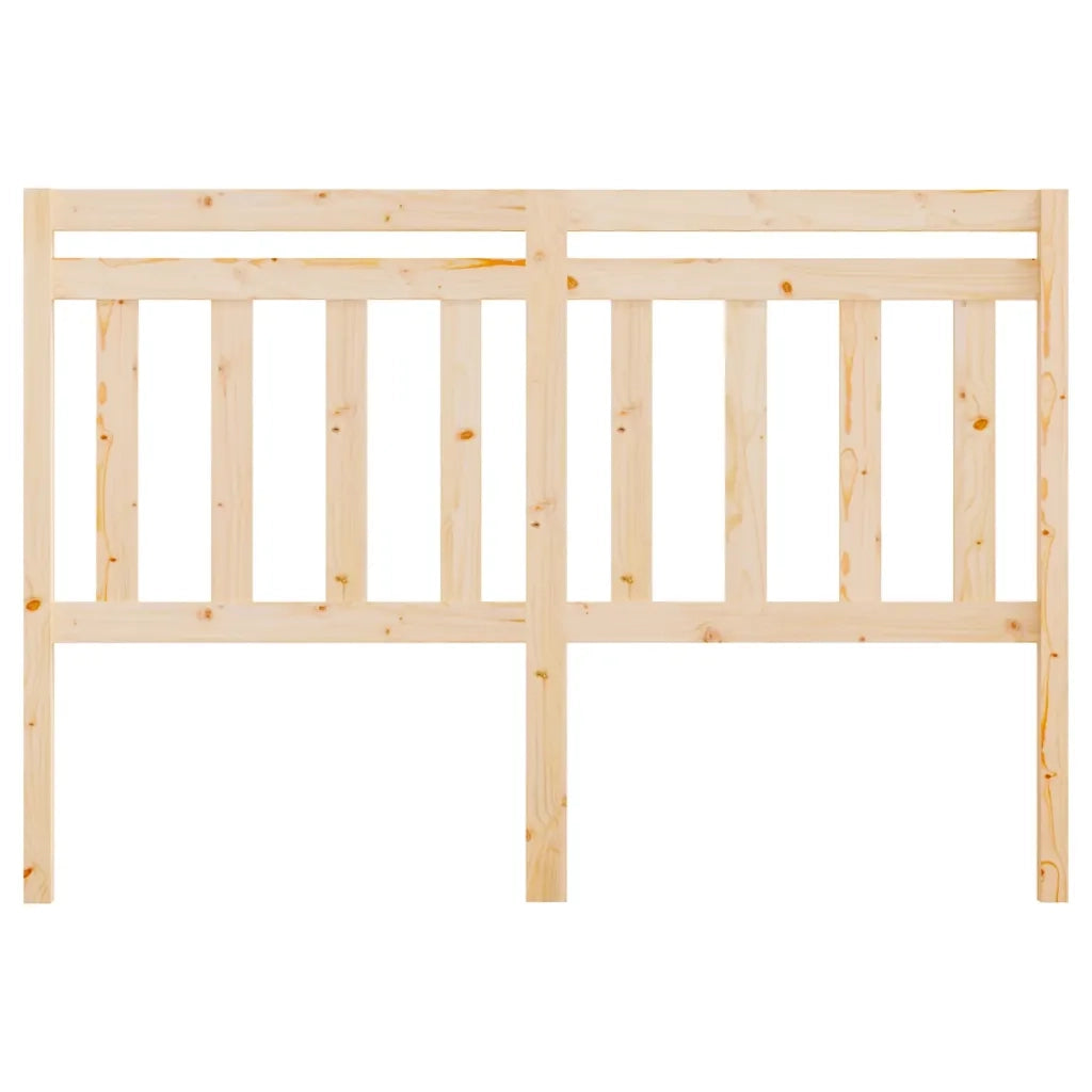 Testiera per Letto 156x4x100 cm in Legno Massello di Pino 814099