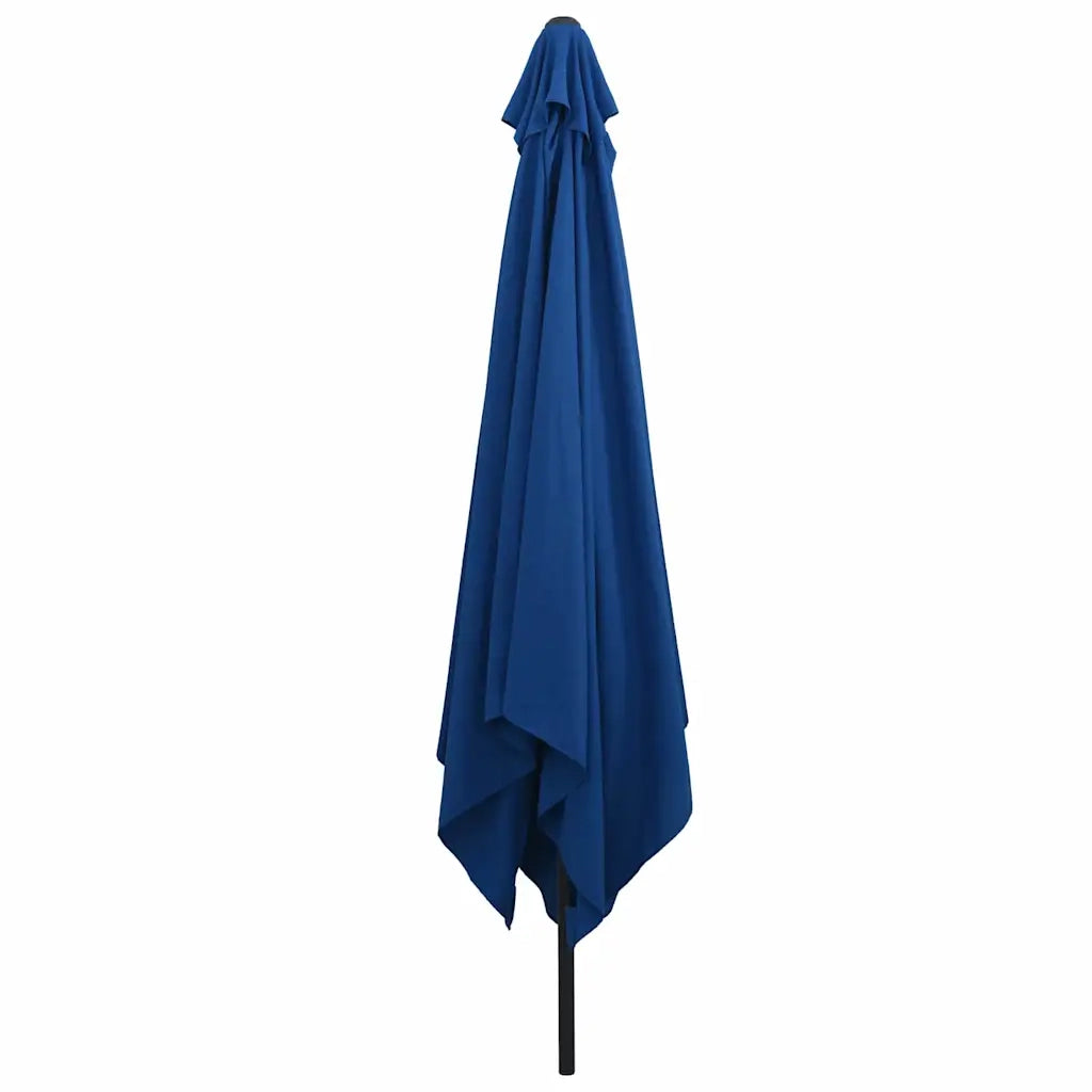 Ombrello da giardino-Ombrellone da spiaggia Azzurro 295 x 295 x 245 cm 583909