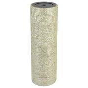 Tiragraffi albero per gatti cuccia per gatti peluche 8 x 25 cm 8 mm beige 3702054