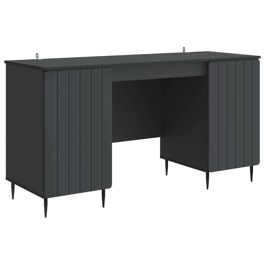 Scrivania Nero 142,5 x 50 x 75 cm Legno ingegnerizzato 3414586