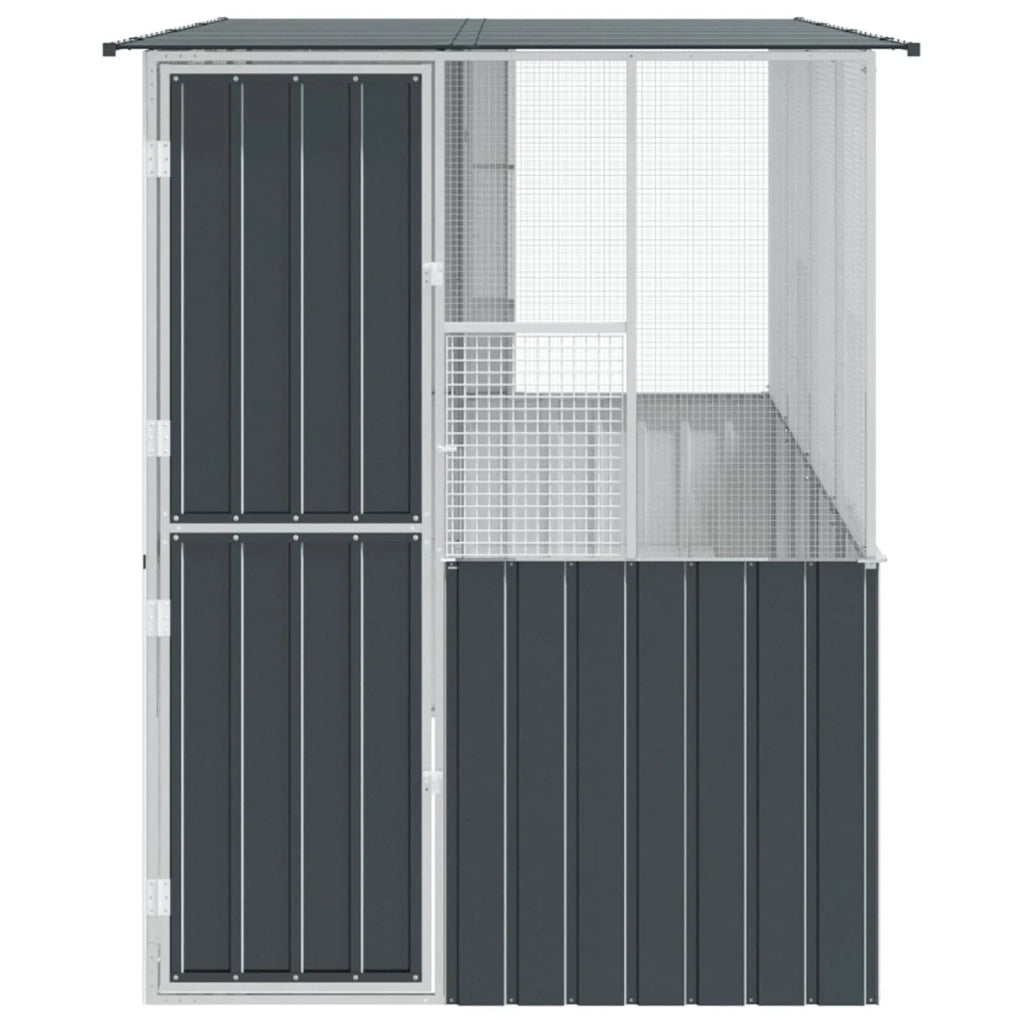 Gabbia per uccelli Antracite 165 x 318 x 200 cm Acciaio zincato 3325169