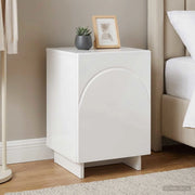 Armadio da Notte Bianco Lucido 33,5 x 34,5 x 50 cm 8011413
