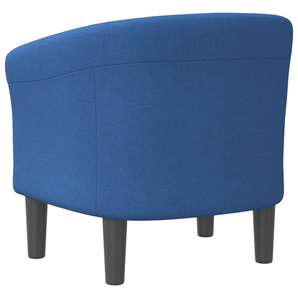 Poltrona | Sedia Relax Cabriolet Blu in Tessuto