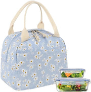 Borsa da picnic portatile, borsa da pranzo per donne, borsa da pranzo, borsa da pranzo termica, borsa da pranzo piccola, borsa da pranzo impermeabile, borsa da pranzo per scuola/ufficio/pic-nic/viaggio