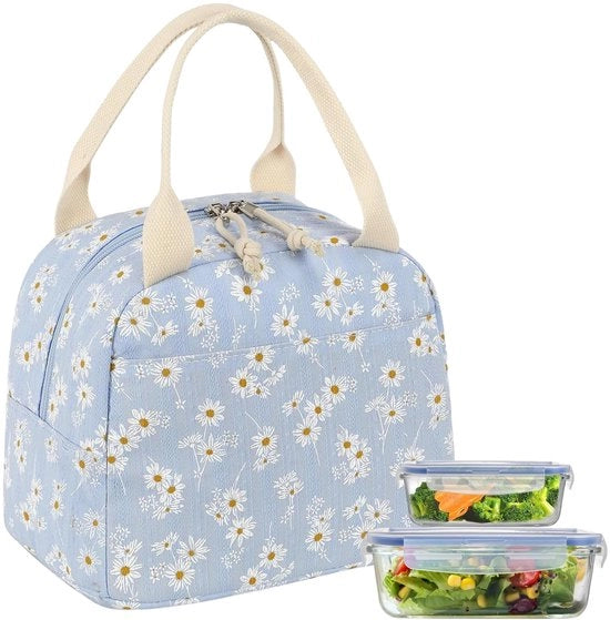 Borsa da picnic portatile, borsa da pranzo per donne, borsa da pranzo, borsa da pranzo termica, borsa da pranzo piccola, borsa da pranzo impermeabile, borsa da pranzo per scuola/ufficio/pic-nic/viaggio
