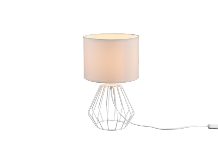 Lampada tavolo da Interno  E14 in Metallo Bianco