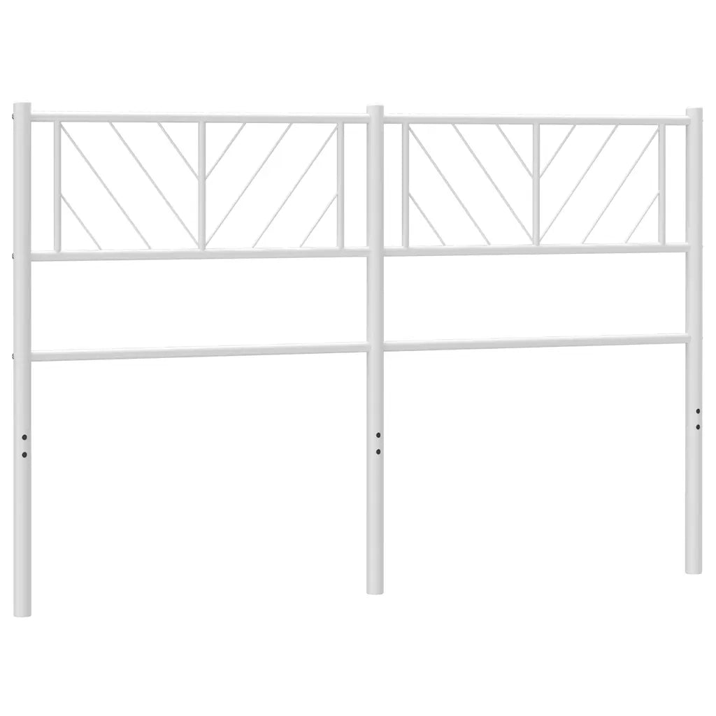Testiera | Testata di Ricambio in Metallo Bianco 120 cm