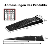 Cunei per camper auto 2 pz. max 3 t Rampa di livellamento piatta in plastica